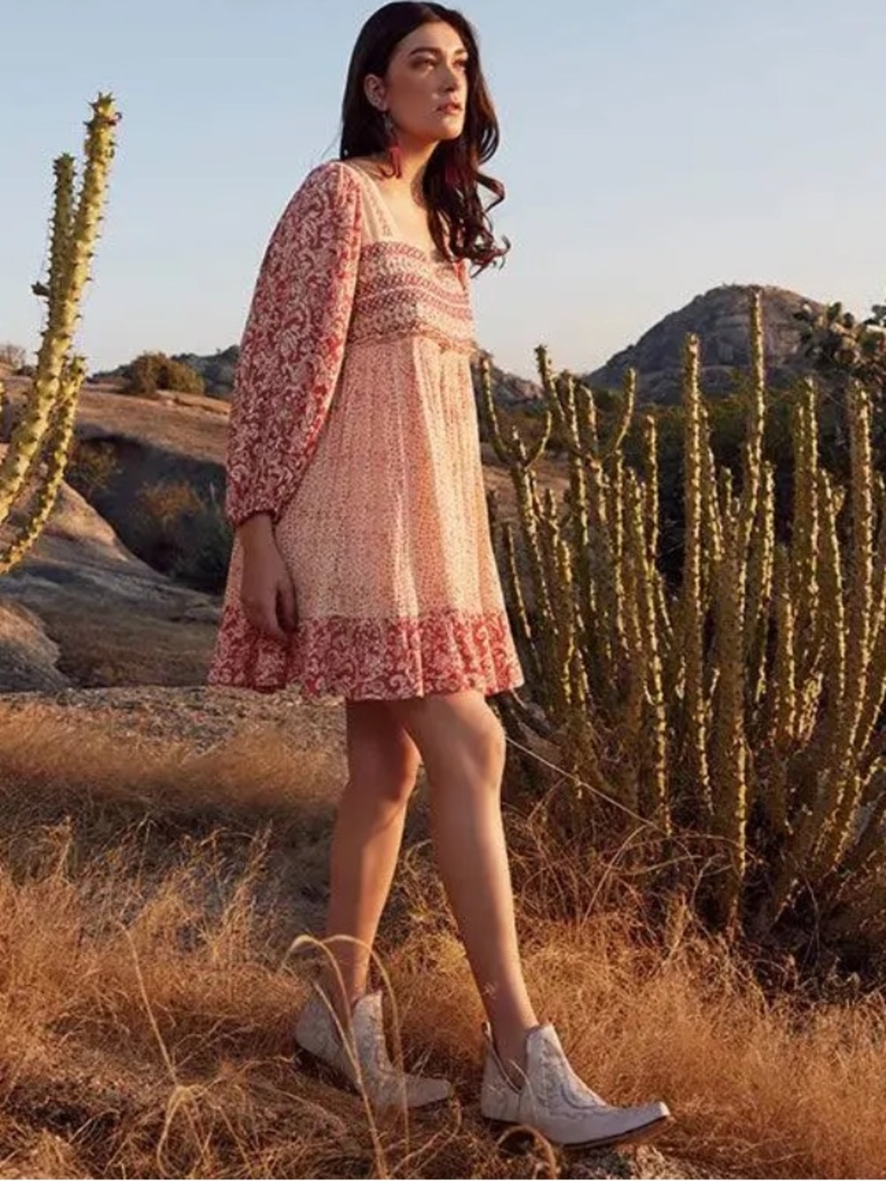 *Sizing Issue* MYRA Embroidered Western Cowboy Ankle Booties - Genuine Leather - Picture 9 of 10